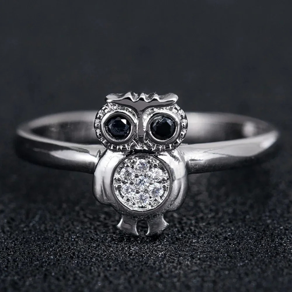 925 Silver Plated 3a Cz Cute Ring For Men Women Fb16fa1042